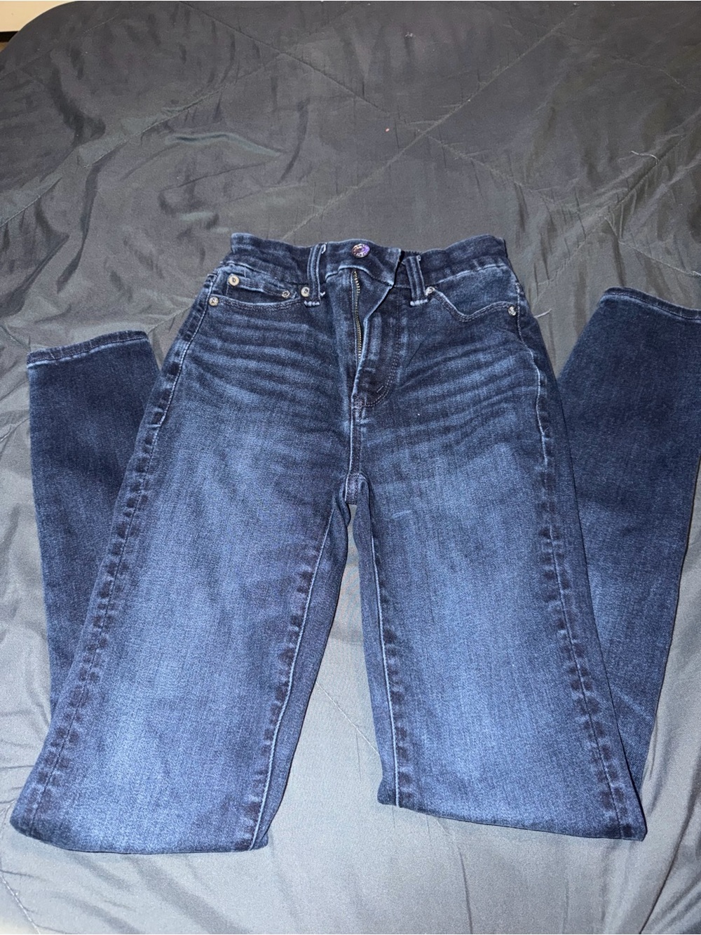 American Eagle Outfitters Dark Blue Skinny Jeans